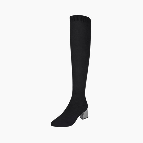 Slip-On, Pointed-Toe : Knee High Boots for Women : Goda - 0325GoF – Jhuti