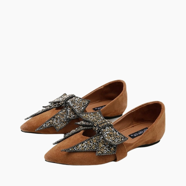 Slip-on, Pointed-Toe : Wedding Flats for Women : Khusha - 0401KuF – Jhuti