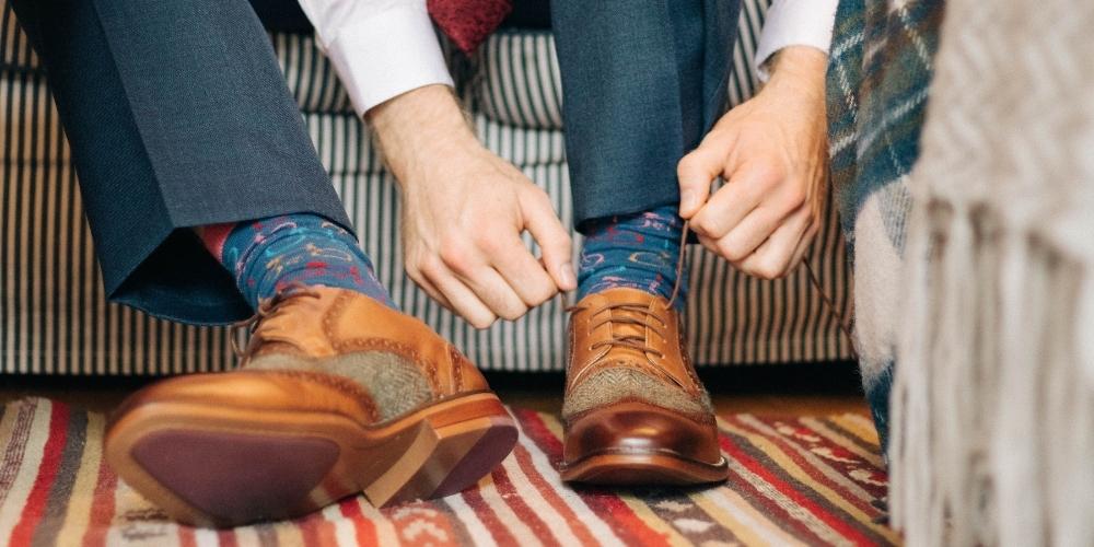 3 Types of Wedding Shoes and Matching Sock Styles for Men