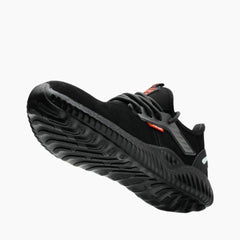 Black Steel Toe, Puncture Proof : Safety Shoes for Men : Rakhia - 0089RaM