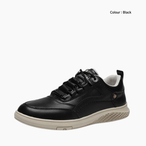 Black Slip resistant, Breathable : Casual Shoes for Men : Maanak - 0006MaM
