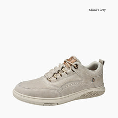 Grey Slip resistant, Breathable : Casual Shoes for Men : Maanak - 0006MaM