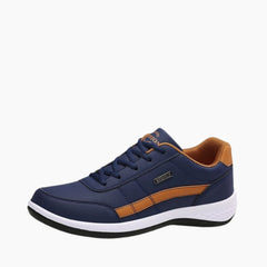 Blue Lace-up, Breathable : Casual Shoes for Men : Maanak - 0018MaM