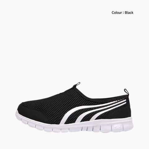 Black Slip-on, Light : Walking Shoes for Women : Turhia - 0042TuF