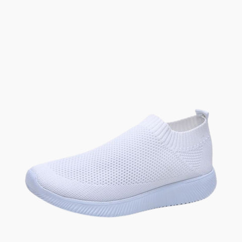 White Sweat absorbent, Breathable : Sneakers for Women : Javaana- 0043JaF