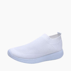 White Sweat absorbent, Breathable : Sneakers for Women : Javaana- 0043JaF