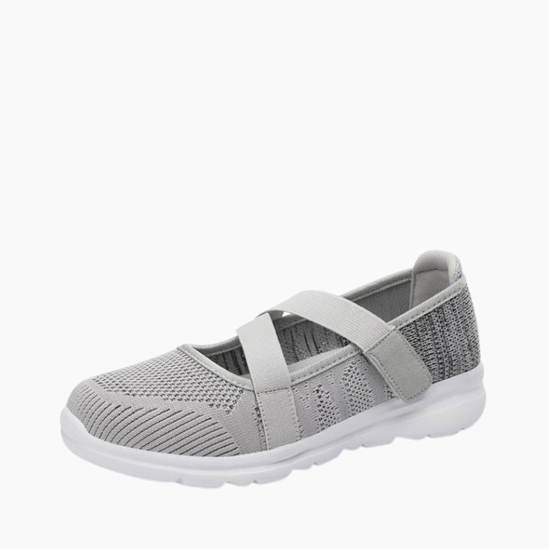 Grey Slip- On, Light Shoes : Summer Shoes for Women : Garmia - 0059GaF
