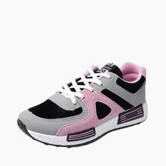 Pink Lace Up : Sneakers for Women : Javaana- 0072JaF