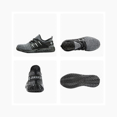 Grey Steel Toe, Slip Resistant : Safety Shoes for Men : Rakhia - 0087RaM