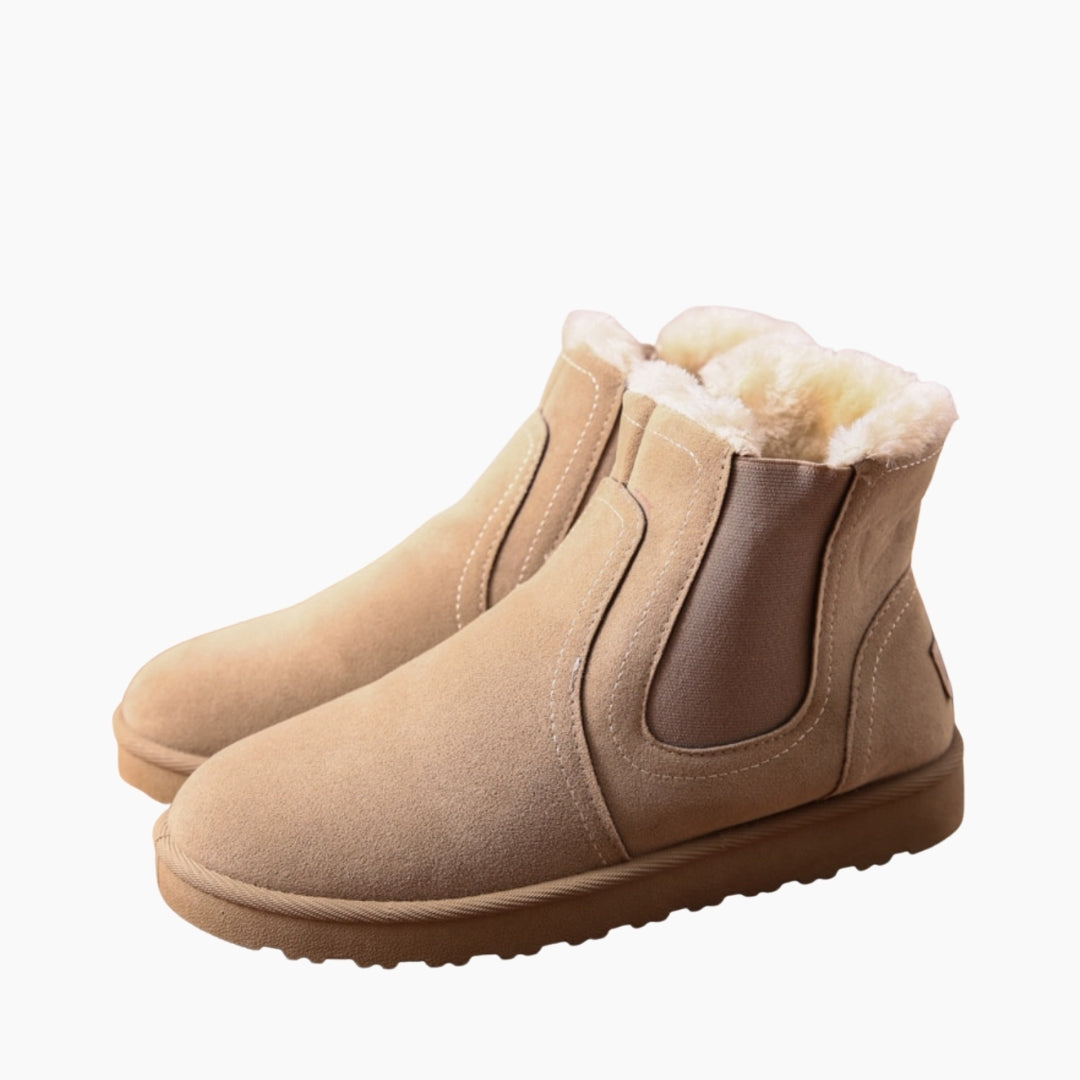 Round Toe, Slip-On : Winter Boots for Women : Saradi - 0121SrF