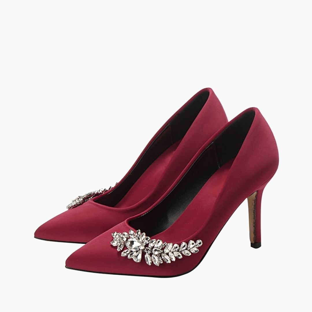 Red Hand-made, Handmade : Wedding Heels : Piari - 0127PiF