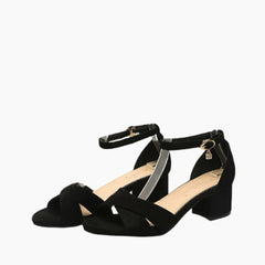 Square Heel, Comfortable : Party Heels for Women : Anada - 0135AnF