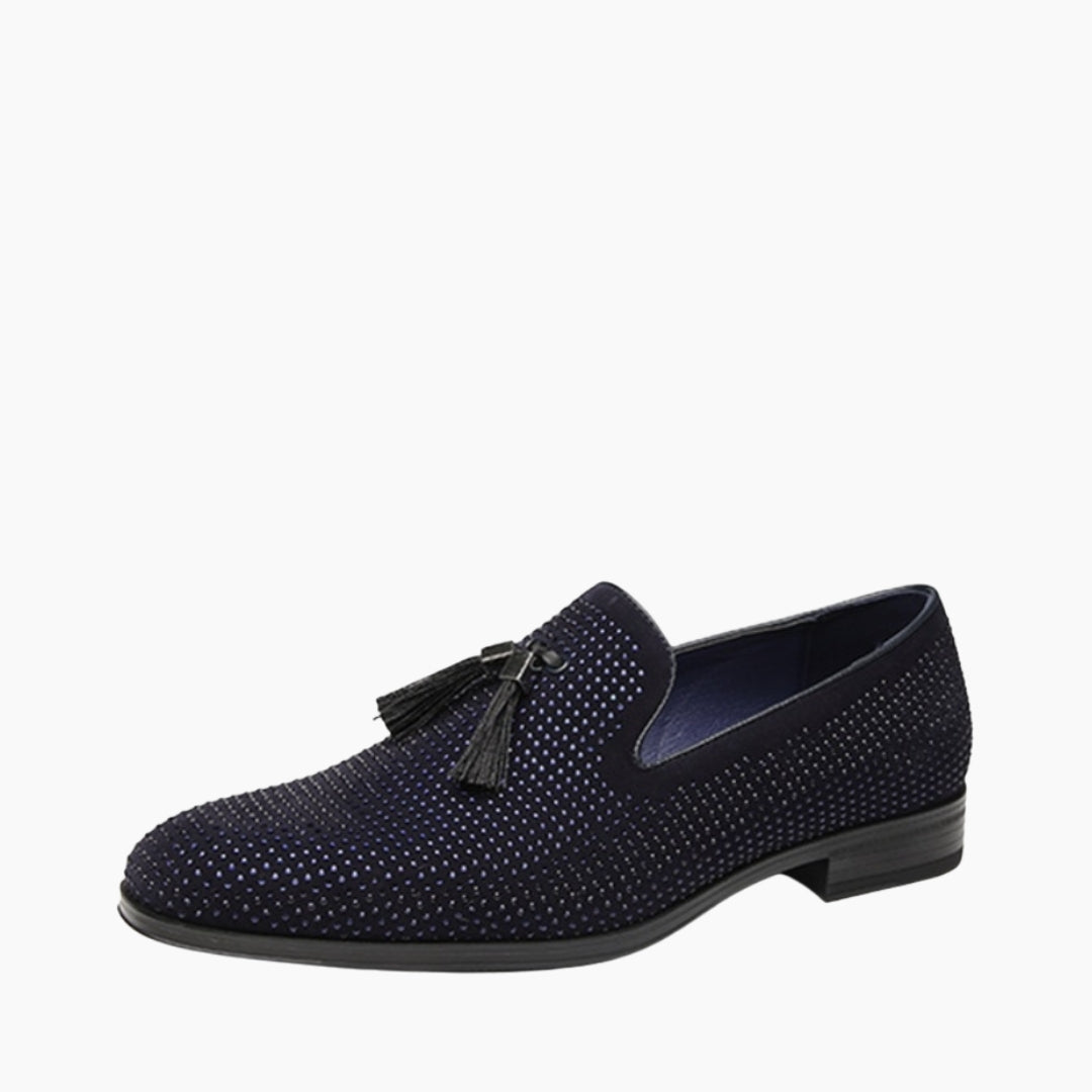 Blue Slip-On, Hard Wearing : Men's Wedding Shoes : Viah - 0144ViM