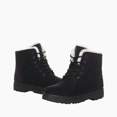 Lace-Up, Round Toe : Winter Boots for Women : Saradi - 0149SrF