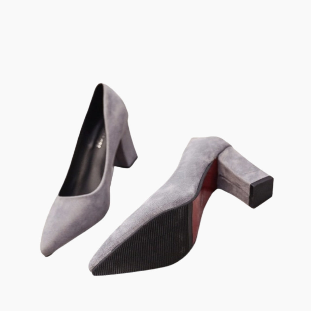 Square Heel, Pointed-Toe : Court Shoes for Women : Adaalat - 0160AdF
