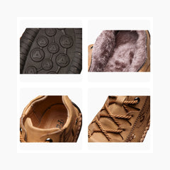 Round Toe, Non-Slip Sole : Winter Boots for Men : Saradi - 0161SrM
