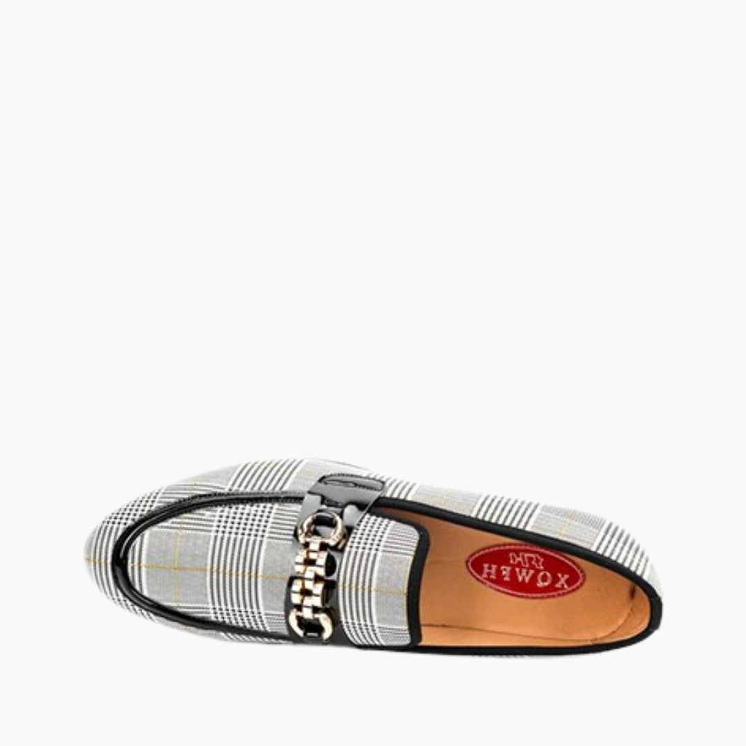 Black & Grey Loafers, Sweat Absorbent : Men's Wedding Shoes : Viah - 0162ViM