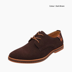 Dark Brown Wear Resistant Sole, Hand Stitched : Oxford Shoes for Men : Purakha - 0163PuM