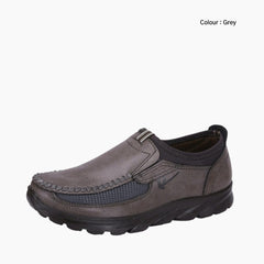 Grey Slip-On, Anti-Slip : Casual Shoes for Men : Maanak - 0165MaM