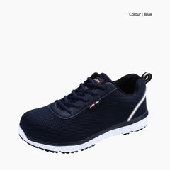 Blue Shock Proof, Anti-Smashing : Safety Shoes for Men : Rakhia - 0167RaM