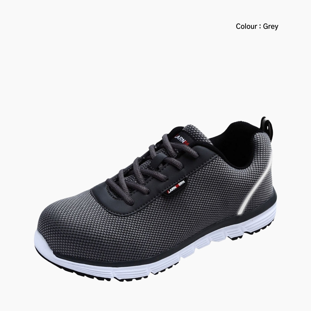 Grey Shock Proof, Anti-Smashing : Safety Shoes for Men : Rakhia - 0167RaM