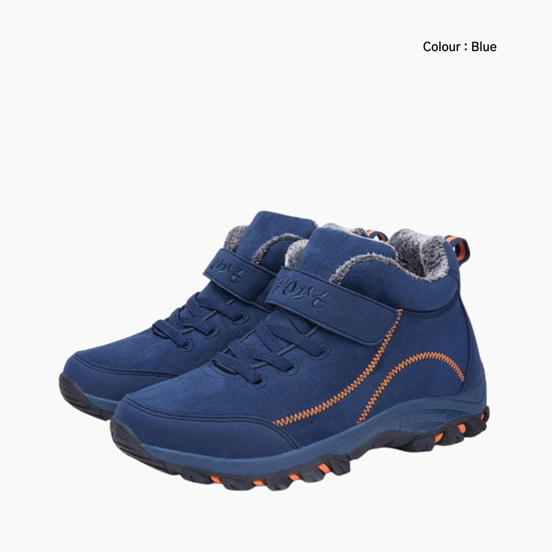 Blue Breathable, Non-Slip Sole : Winter Boots for Men : Saradi - 0168SrM