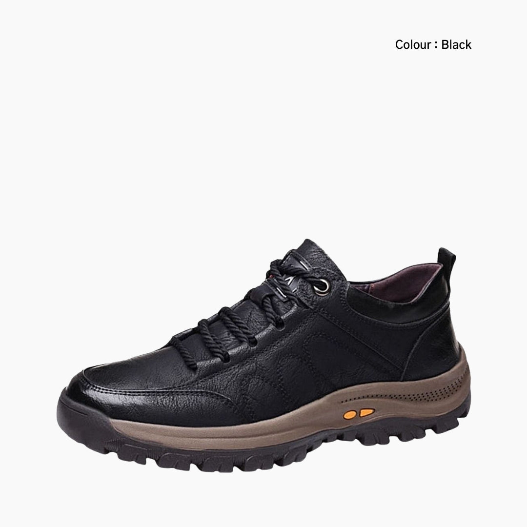 Black Waterproof, Breathable : Hiking Boots for Men: Pahaara - 0169PaM