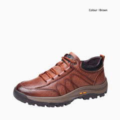Brown Waterproof, Breathable : Hiking Boots for Men: Pahaara - 0169PaM