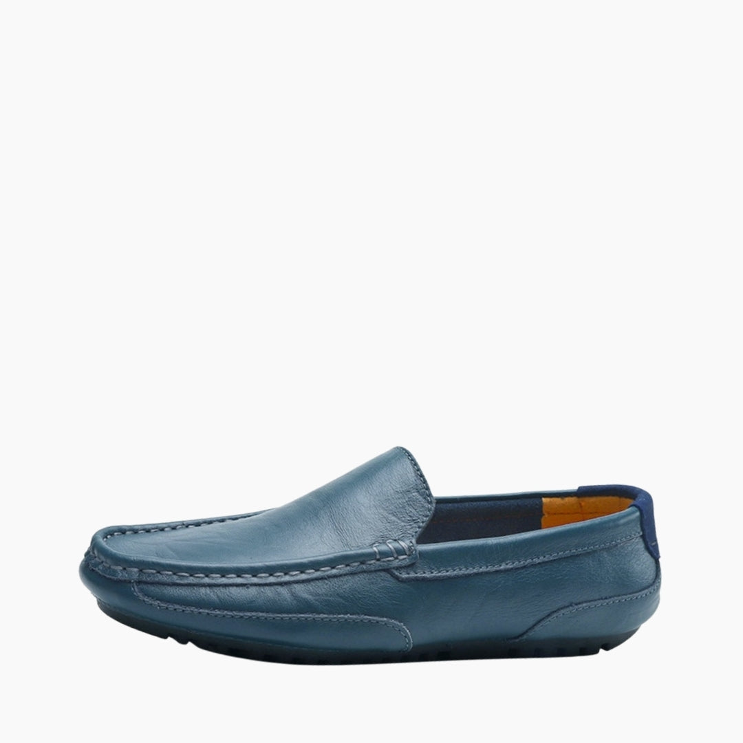 Blue Loafers, Slip-On : Smart Casual Shoes for Men : Teja - 0176TeM
