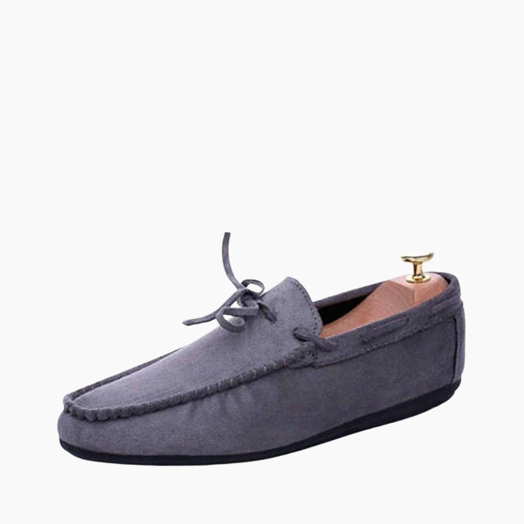 Grey Loafers, Slip-On : Smart Casual Shoes for Men : Teja - 0181TeM