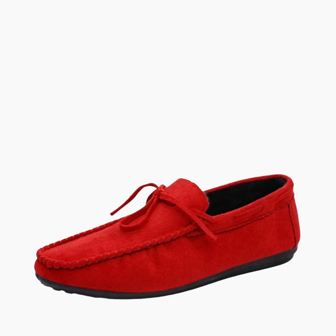 Red Loafers, Slip-On : Smart Casual Shoes for Men : Teja - 0181TeM