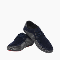 Blue Waterproof, Non-Slip : Smart Casual Shoes for Men : Teja - 0188TeM
