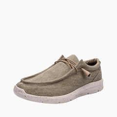 Khaki Sweat Absorbent, Hard Wearing : Casual Shoes for Men : Maanak - 0191MaM