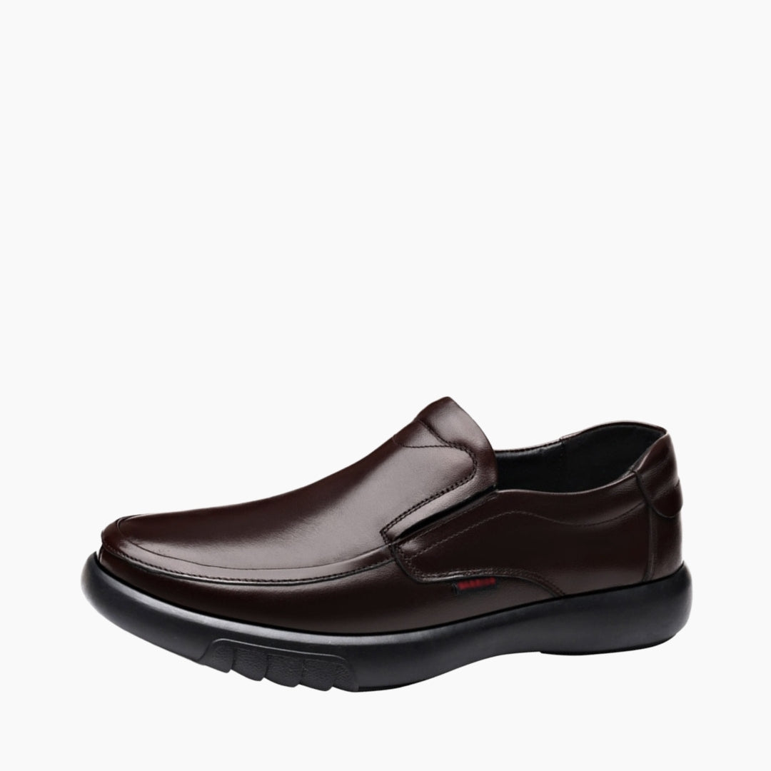 Brown Slip-On, Height Increasing : Casual Shoes for Men : Maanak - 0193MaM