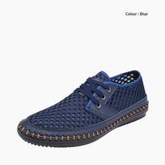 Blue Anti-Odour, Non-Slip : Summer Shoes for Men : Garmia - 0194GaM