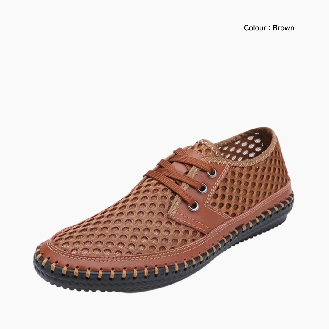 Brown Anti-Odour, Non-Slip : Summer Shoes for Men : Garmia - 0194GaM