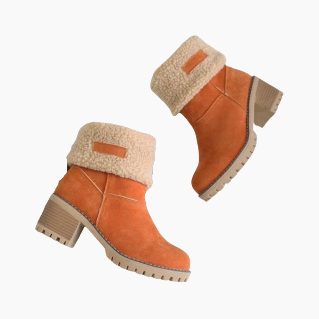 Slip-On, Round Toe : Winter Boots for Women : Saradi - 0199SrF