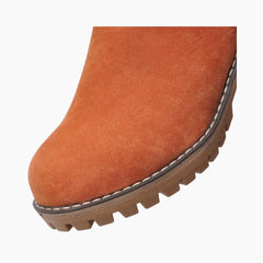Slip-On, Round Toe : Winter Boots for Women : Saradi - 0199SrF