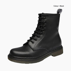 Black Wear Resistant Sole, Non-Slip : Winter Boots for Women : Saradi - 0209SrF