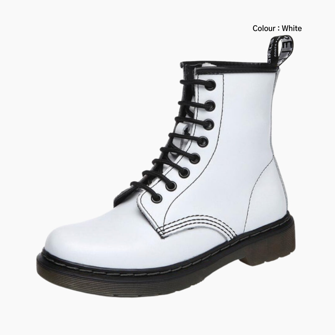 White Wear Resistant Sole, Non-Slip : Winter Boots for Women : Saradi - 0209SrF