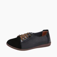 Black Slip-On, Round Toe : Casual Shoes for Women : Maanak - 0217MaF