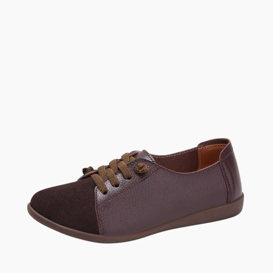 Brown Slip-On, Round Toe : Casual Shoes for Women : Maanak - 0217MaF