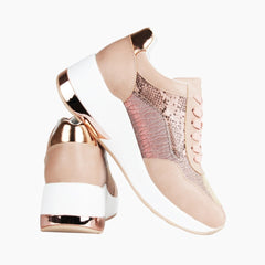Pink Light, Height Increasing : Casual Shoes for Women : Maanak - 0226MaF