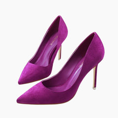 Purple Slip-On, Water Resistant : Court Shoes for Women : Adaalat - 0256AdF
