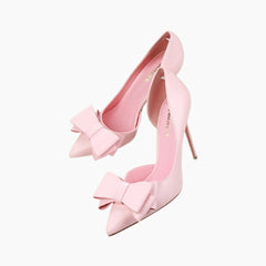 Pink Pointed-Toe, Slip-On : Party Heels for Women : Anada - 0276AnF