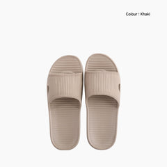Khaki Non-Slip, Anti-Skid : Indoor Slippers for Men: Chapala - 0280ChM