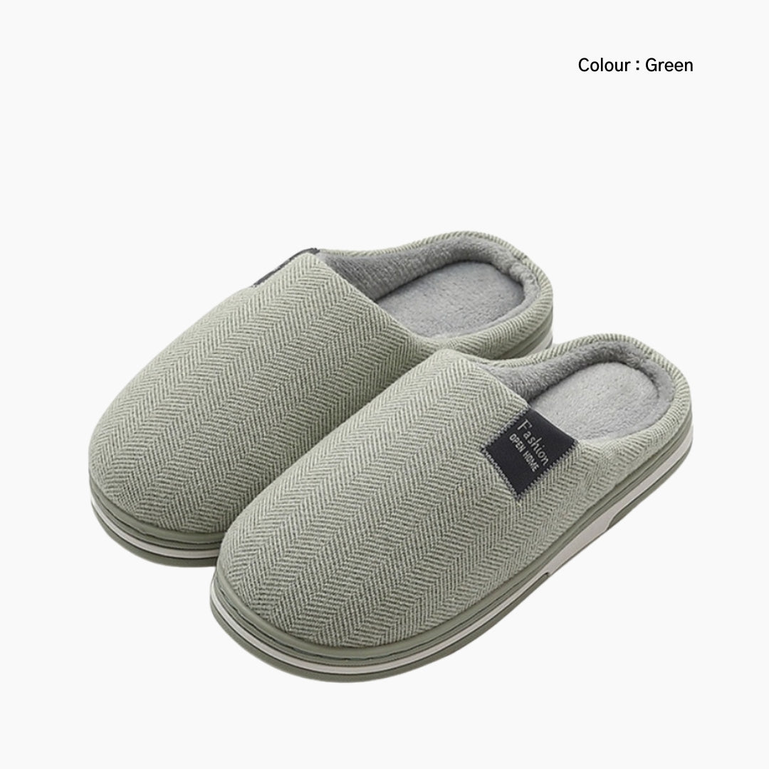 Green Winter, Indoor Slippers: Indoor Slippers for Men: Chapala - 0281ChM
