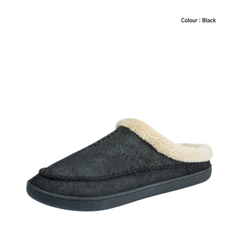 Black Non-Slip soft sole, Anti-skid soles: Indoor Slippers for Men: Chapala - 0284ChM