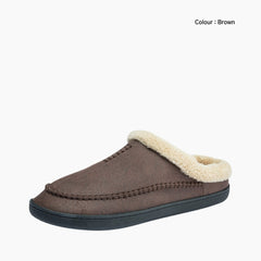 Brown Non-Slip soft sole, Anti-skid soles: Indoor Slippers for Men: Chapala - 0284ChM