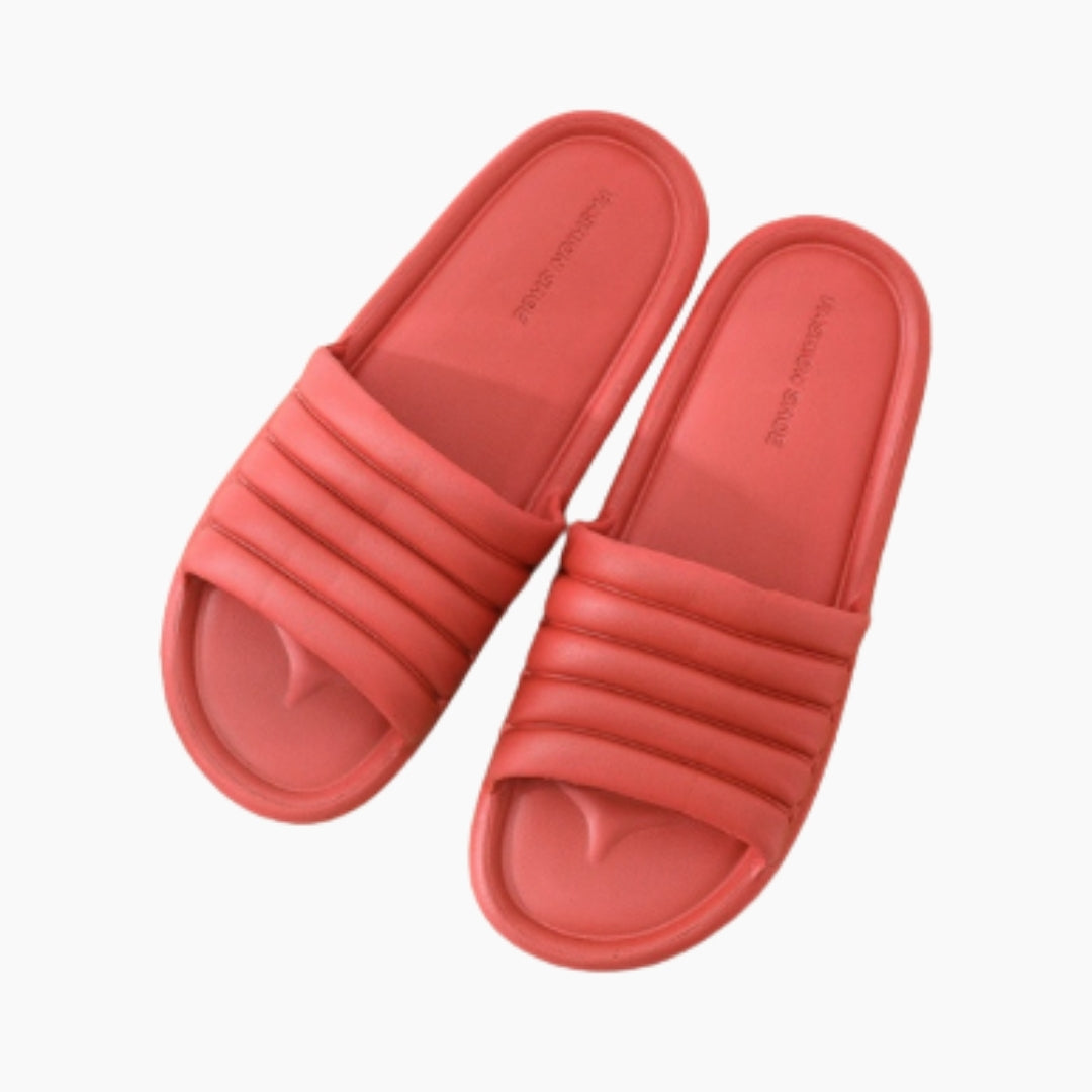 Non-Slip Sole, Round Toe : Indoor Slippers for Women : Chapala - 0286ChF